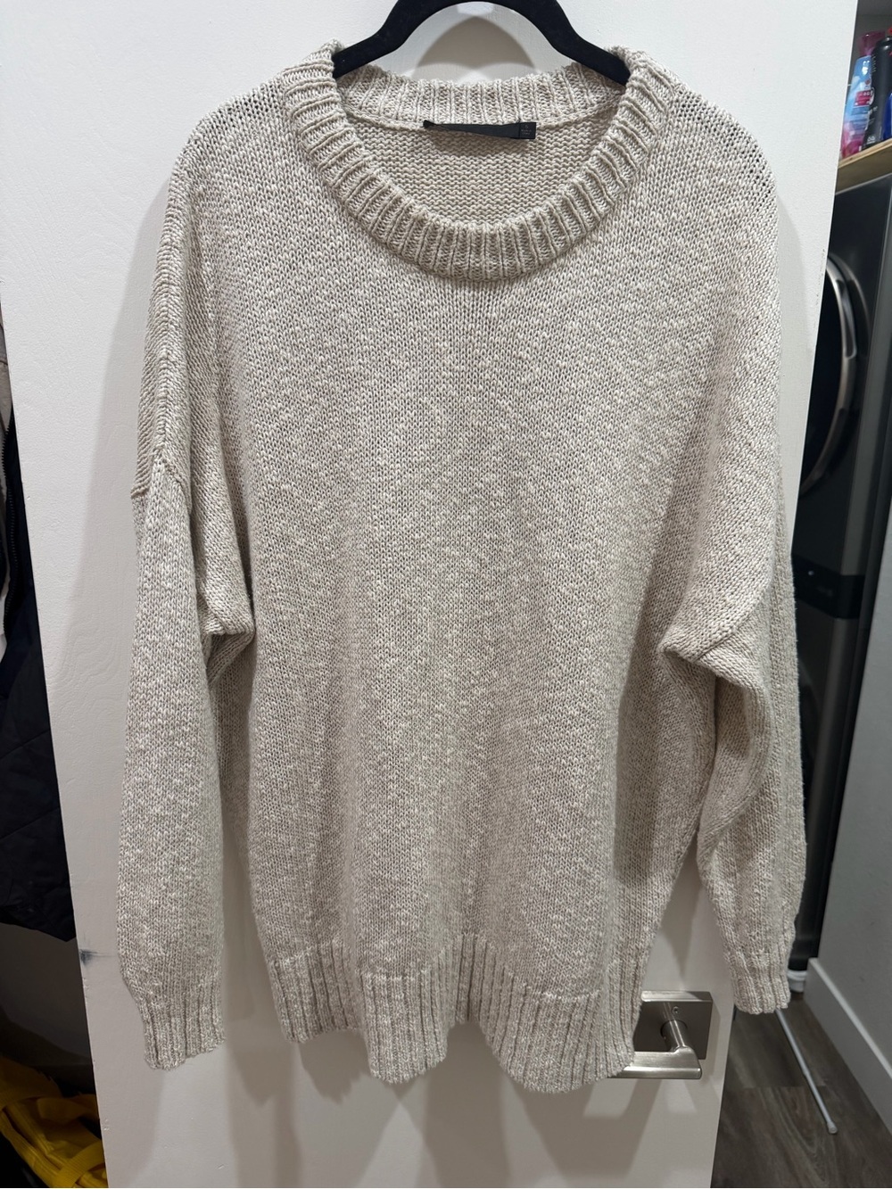 Jenni Kayne Cream Crewneck Sweater